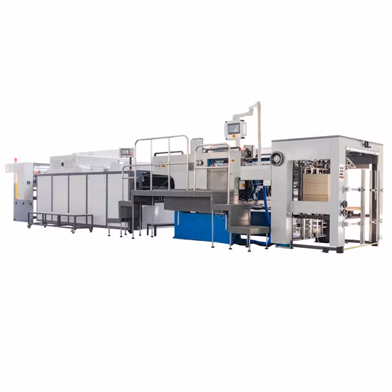 Automatic Silk Screen Printing with Spot Full UV Varnish Coating Curing Drying and Paper Stacking Machine for Printing and Packaging