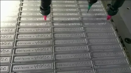 12 Color PVC Silicone Automatic Garment Label Logo Dripping Equipment for Rubber Patch Making Machine