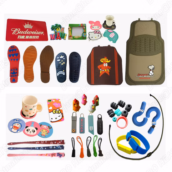 연질 PVC 슬리퍼 배지 제작/분배/적하 기계