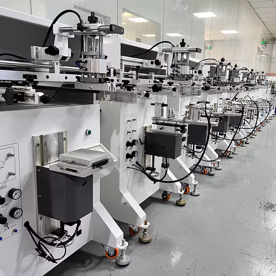 회전하는 곡면 스크린 인쇄기